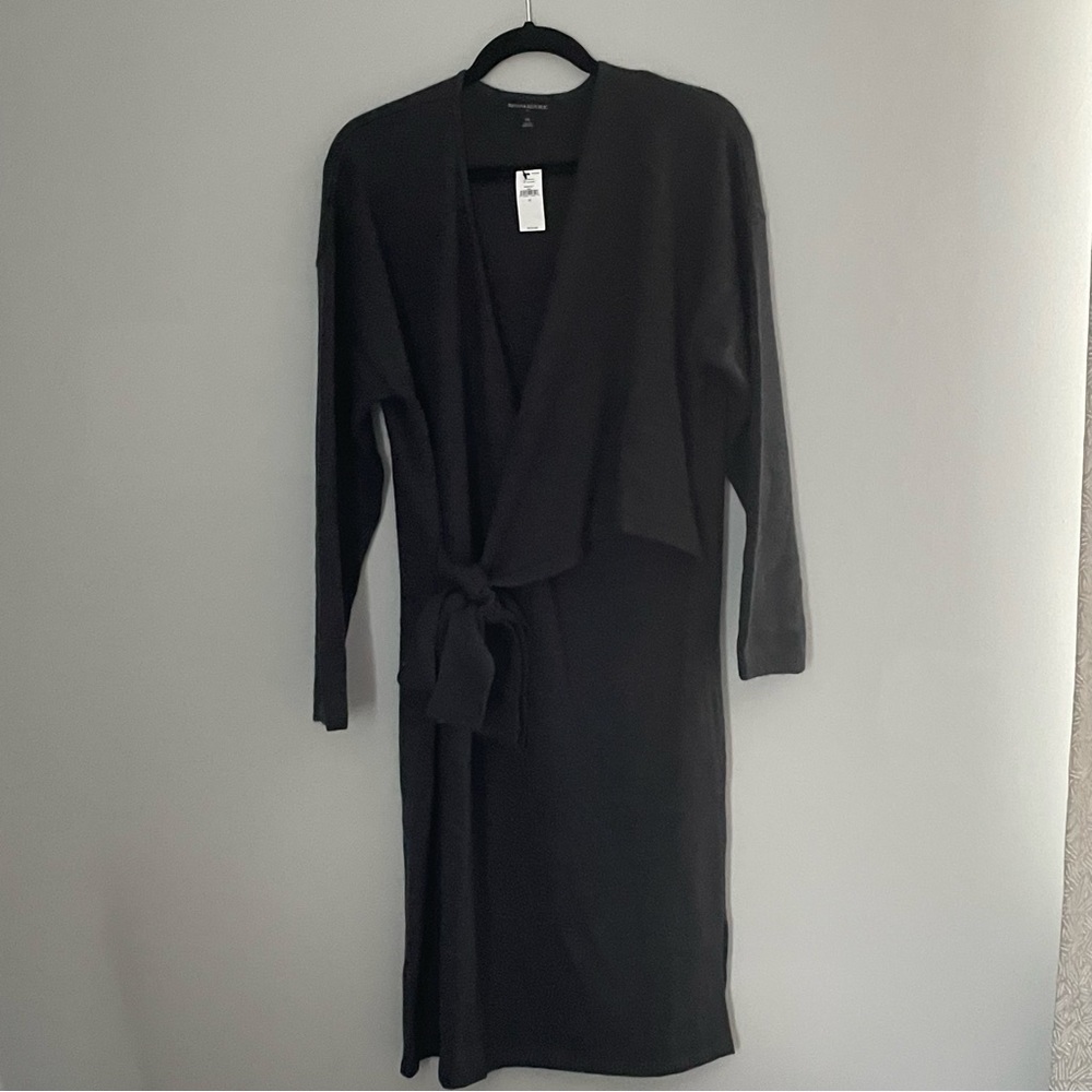 NWT Banana Republic Factory long sleeve wrap midi sweater dress size XL